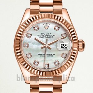 Replica Rolex Datejust m279175-0017 28mm Ladies Mother of Pearl Dial Automatic